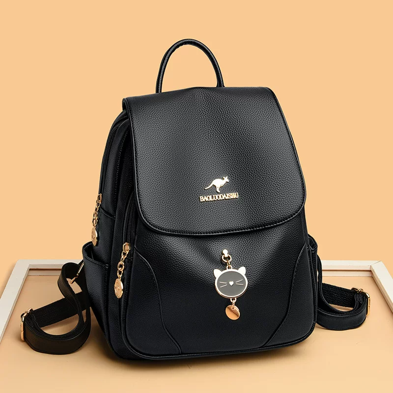 Backpack, shoulder bag for leisure, capacious travel bag, school bag, 2022 collection, light luxury style