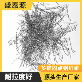 盛泰源厂家35×0.55端钩钢纤维混凝土用散丝钢纤维多锚固点钢纤维