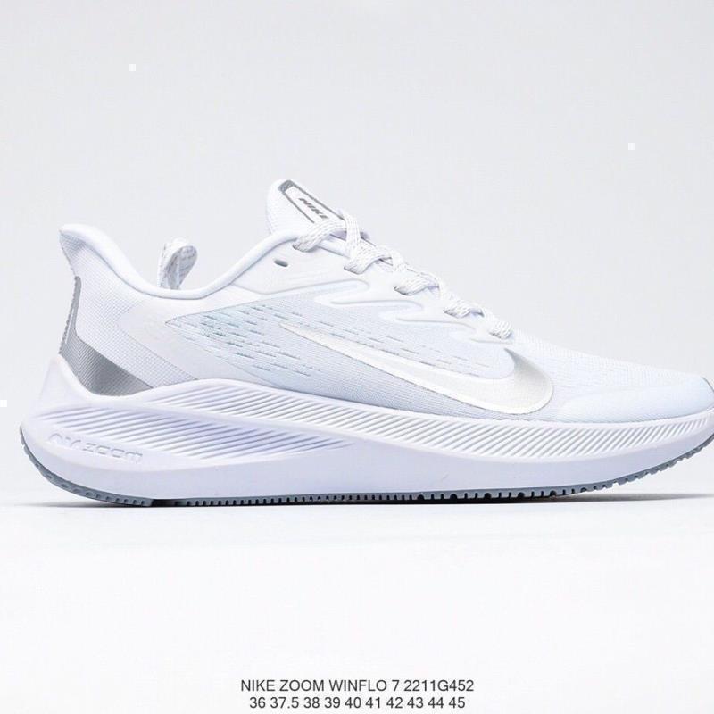新しい純粋なオリジナル ZOOM WINFLO 7 ムーン着陸 7 男性と女性の靴メッシュ通気性軽量カジュアルスポーツランニングシューズ|undefined