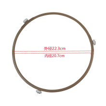 22.3*1.5CM微波炉玻璃盘转环大转圈支架三脚架滚轮轮直径1.5cm