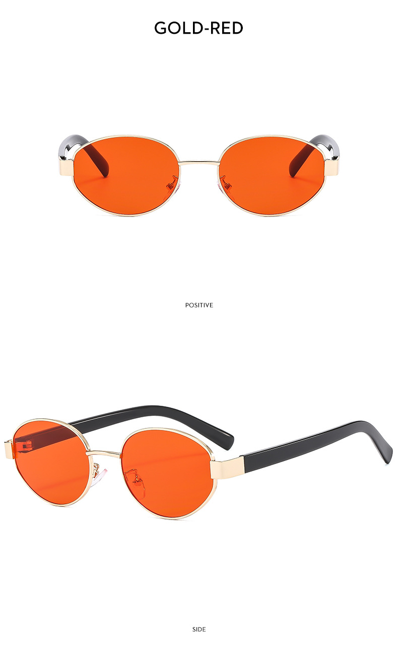 50g Weight Full Frame Glasses Structure Sunglasses Classification Ac, UV400 Protection Lens Material Oval Frame Glasses Style Travel, Fishing Occasion Solid Color Pattern All Seasons Season Women's Gender Casual Style Casual Solid Color Ac UV400 Protection Oval Frame Full Frame Women's Sunglasses 8
