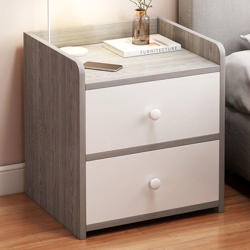 Bedside table modern minimalist mini storage locker bedroom bedside table Nordic modern small cabinet