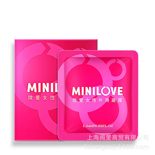 Women's external gel MINILOVE micro love women's gel wipes adult sexual health care products manufacturer wholesale delivery