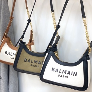 Summer new Balman underarm bag fashion commuter canvas color matching niche retro popular one-shoulder underarm all-matching