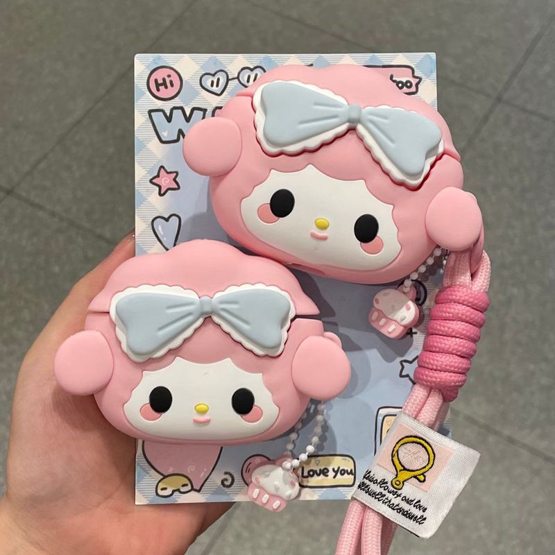 跨境卡通Kitty猫电话airpods4保护套苹果1/2代无线蓝牙耳机壳pro3|undefined