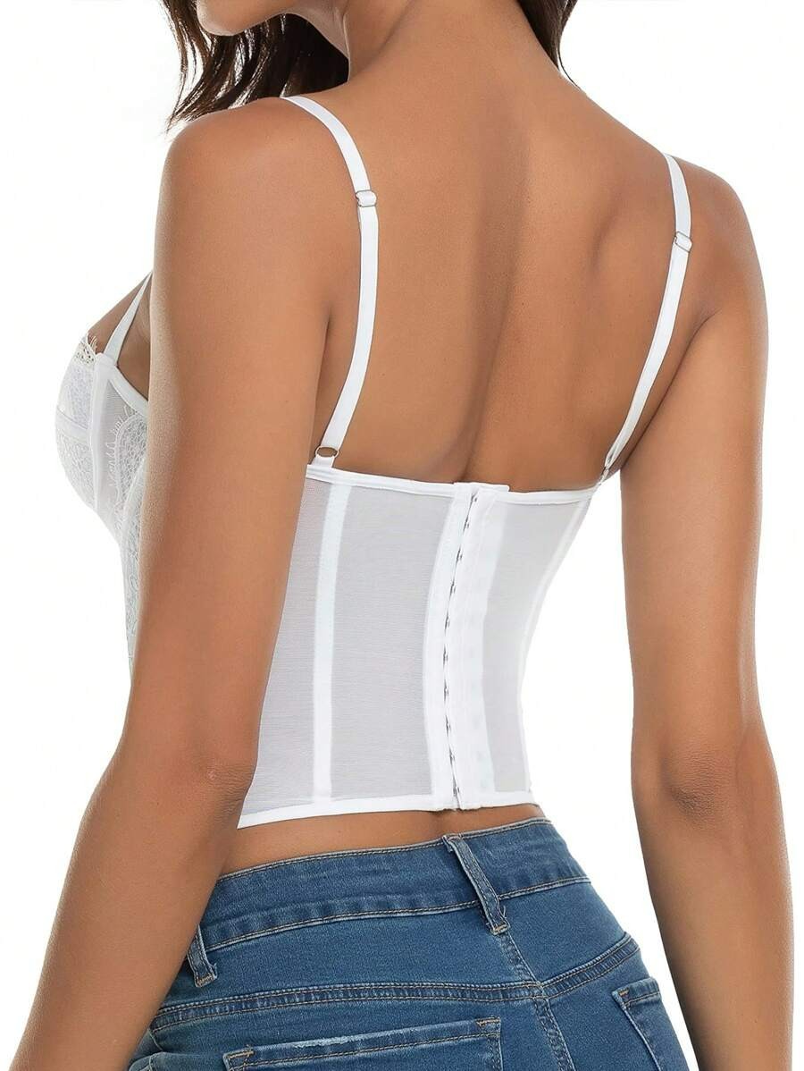 Sexy push up kanten bodycon bh top voor dames ondermode_voghion.com