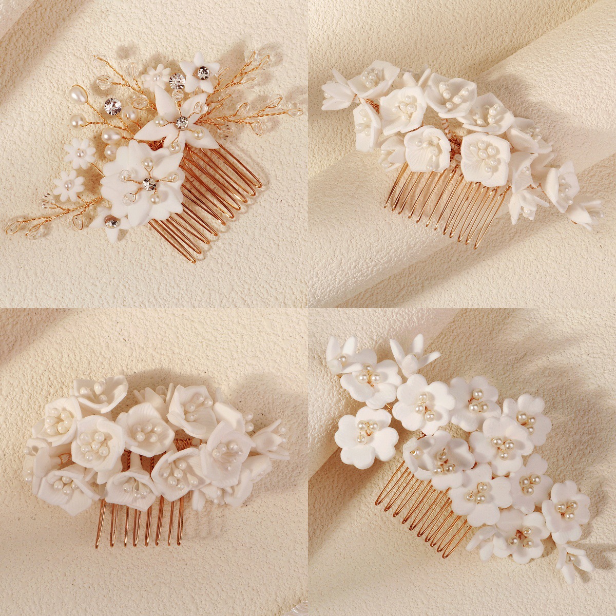 1 Piece Quantity Wedding Occasion Vacation Women's Flower Alloy Hair Clip