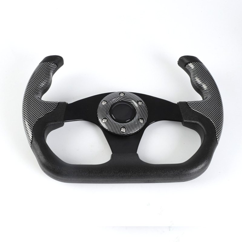 Steering Wheel – Universal Steering wheel - jg-8989-gray-grid