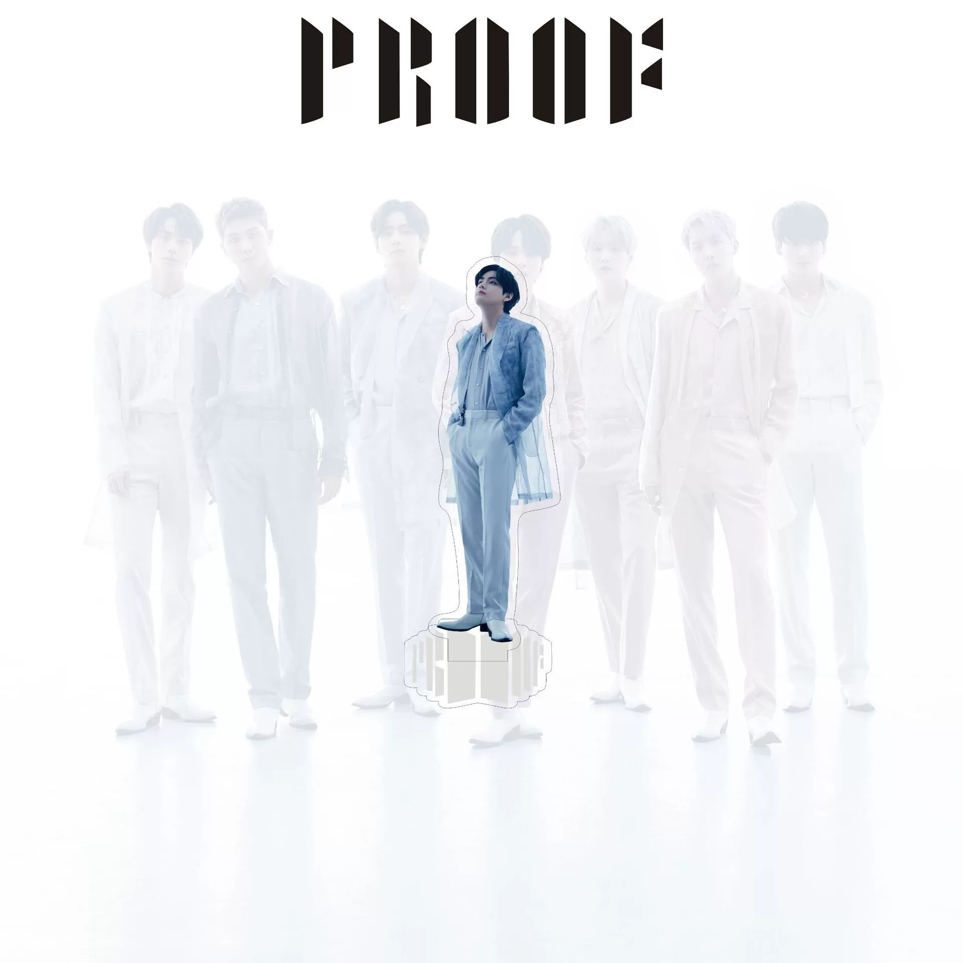 Новый альбом BT Star Youth Group Proof стоит на столе, карточка, новая человекоподобная настольная установка звезда вокруг звезды