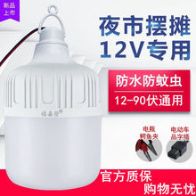 包邮12Vled节能低压直流电瓶灯36V48V停电应急夜市摆地摊三防电动