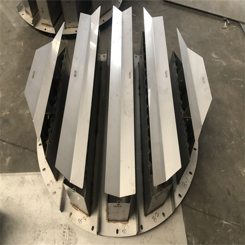 可拆型槽盘槽式气液分布器塔内件分流器精馏塔集液器液体分布器