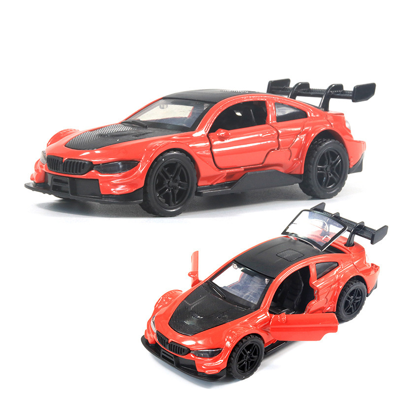 Return fuerza a granel aleación modelo de coche puerta abierta coche de juguete para niños niño decoración de pastel al por mayor