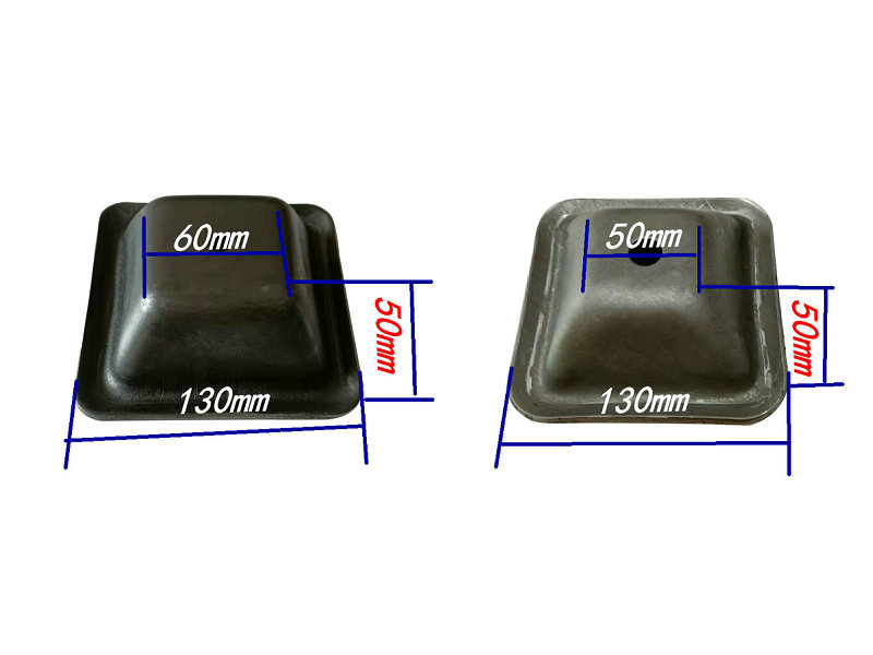 堆垛脚碗堆垛脚盖帽封头铁箱底脚货架底脚40方管底脚冲压五金脚碗
