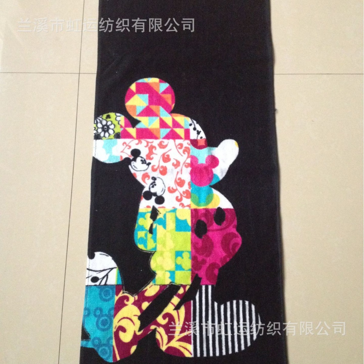 厂家定制全棉割绒印花面巾儿童卡通活性印花毛巾外贸纯棉印花毛巾