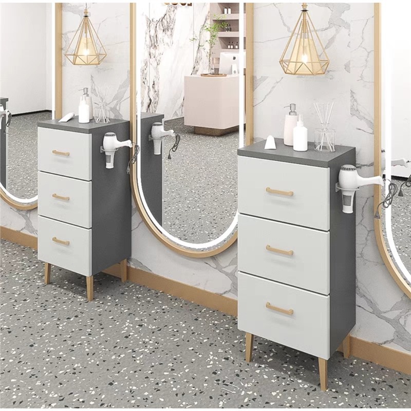 Armario de herramientas de peluquería, carrito pequeño, salón de peluquería, escritorio de herramientas especial, estante multifunción, salón de peluquería, armario de peluquería