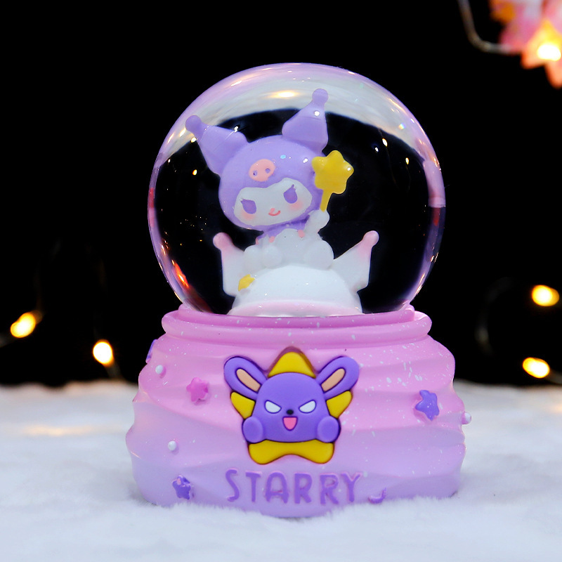Nueva princesa conducción para soñar princesa Castillo caja de música de dibujos animados bola de cristal bola de agua creativa decoración de escritorio adornos