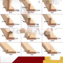 实木线条阳角条L型中式吊顶线7字收边条阳角护角条门套窗套垒德株