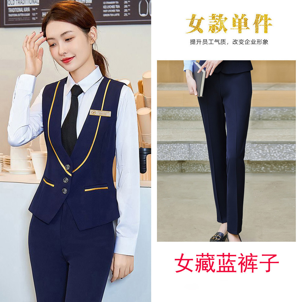 Женские пурпурно-синие брюки 40 юаней