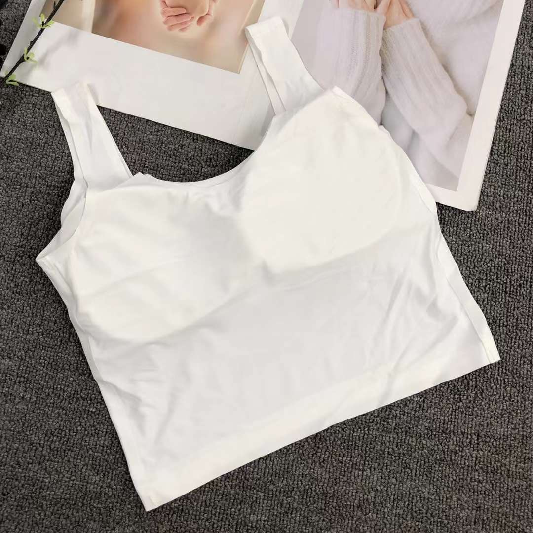 Nueva inconsútil alto elástico belleza de alta calidad las mujeres chaleco inalámbrico yoga sujetador ropa interior deportiva al por mayor