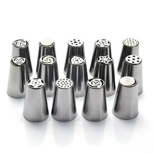 Russian stainless steel decoration nozzle Spherical decoration nozzle Torch decoration nozzle Hydrangea decoration nozzle Integrated molding nozzle
