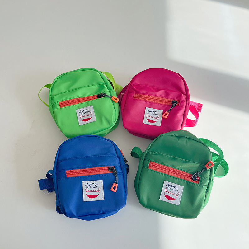 Bolsos de hombro coreanos para niños y niñas, bolsas deportivas casuales mini bebé, bolsas de tramo inclinadas, bolsas de nuevo estilo para niños, bolsas de moda