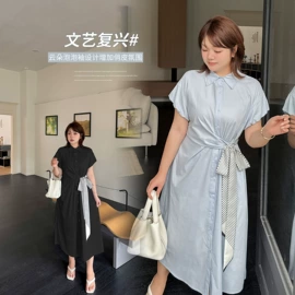 大码连衣裙;大码休闲套装;大码T恤