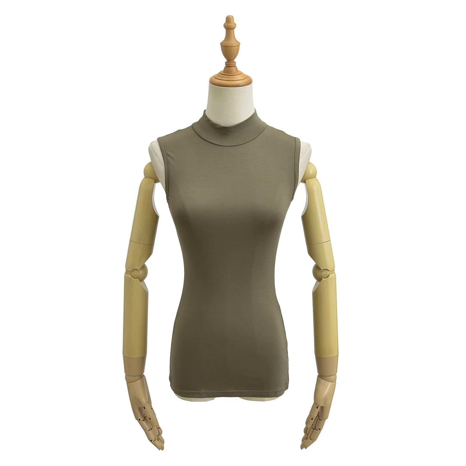 Lady's Summer Personality High-Neck Backless Tight-Fitting Slimming Tank Top