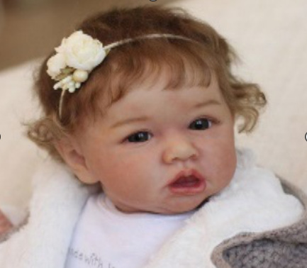 Muñeca renacida deseo eBay Amazon simulación bebé 58cm Saskia renacer muñeca