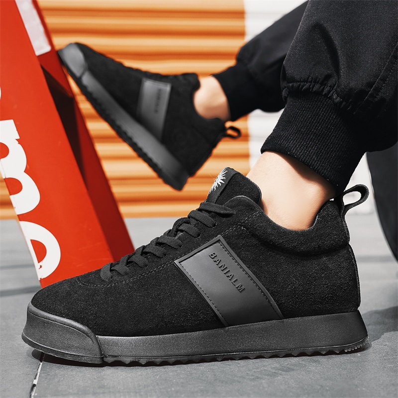 2025 diseñador zapatos Forrest Gump transpirables de terciopelo de vaca samurai de suela gruesa antideslizante herramientas al aire libre zapatos casuales para hombres