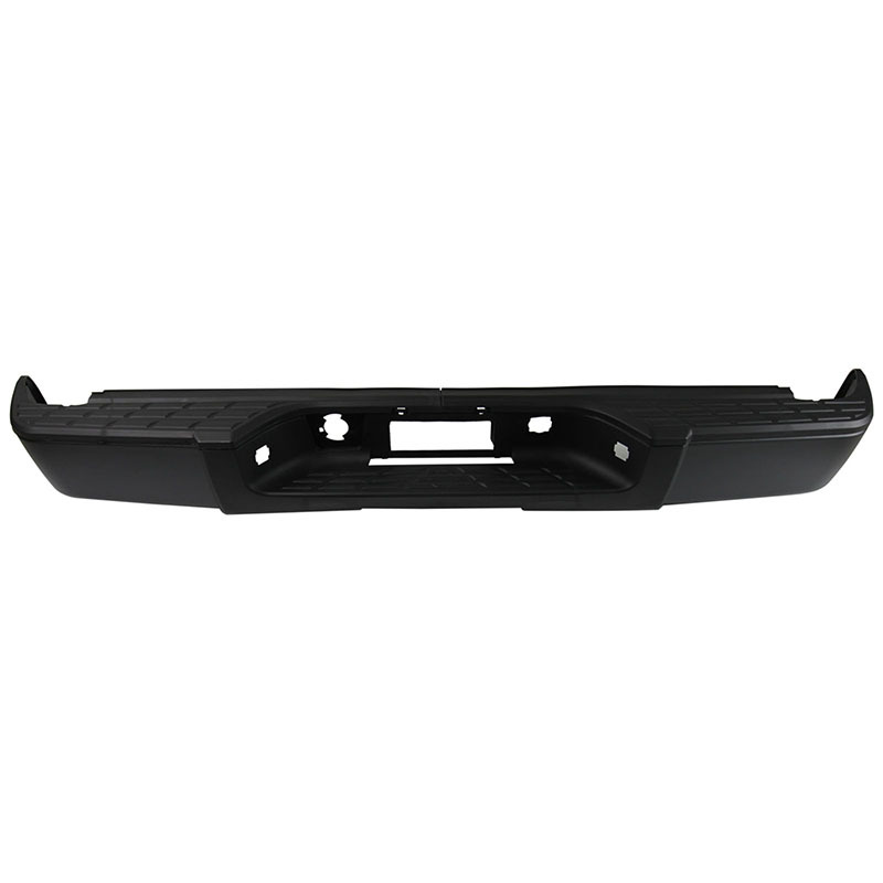 Aplicable a Chevrolet 08 - 13 Silverado parachoques traseros Solode original modelo negro sin agujeros