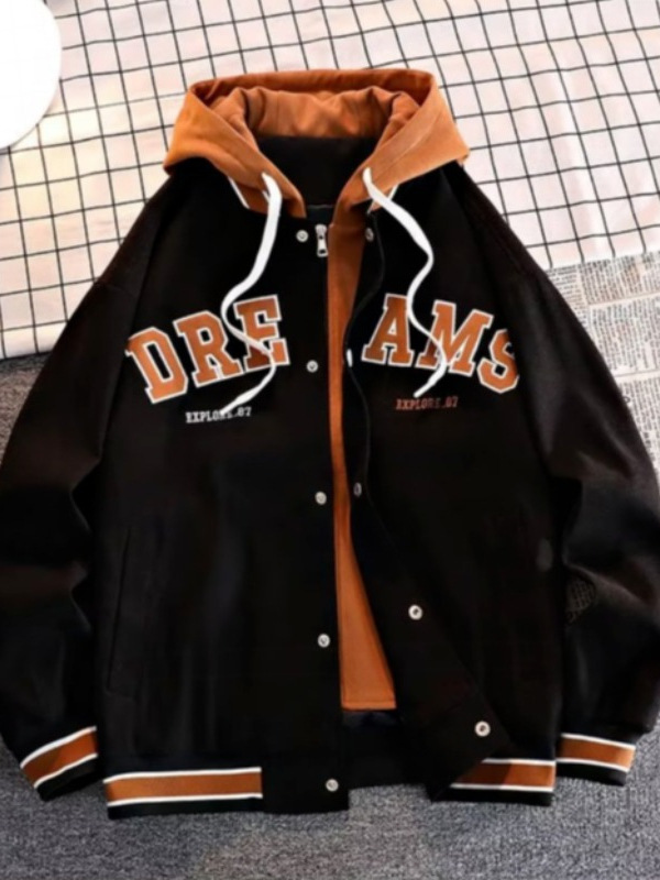 帽子付きジャケットのファッション長袖の日本式の外着はだらだらしています。