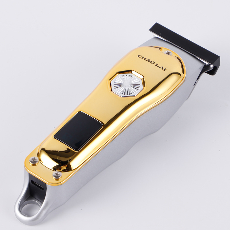 Chaolai/chaolai ヘアシェーバー LCD デジタルディスプレイ電気バリカン理髪店専用ヘッドシェービング電気バリカン|undefined