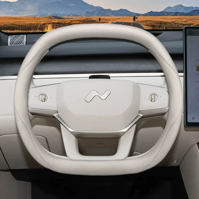 Exclusive Interior Modification Accessories, Four-Season — Steering wheel cover - ledao-exclusive-cloud-rice-ultra-thin-edition-default