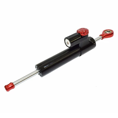 Damper Anti-Shake Steering — Motorcycle frame - damping-rod-black-rod-red-dot