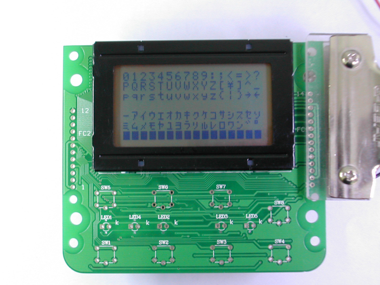 12855  RT12855A  黄绿蓝白  图形点阵液晶屏 供应LCD、液晶屏
