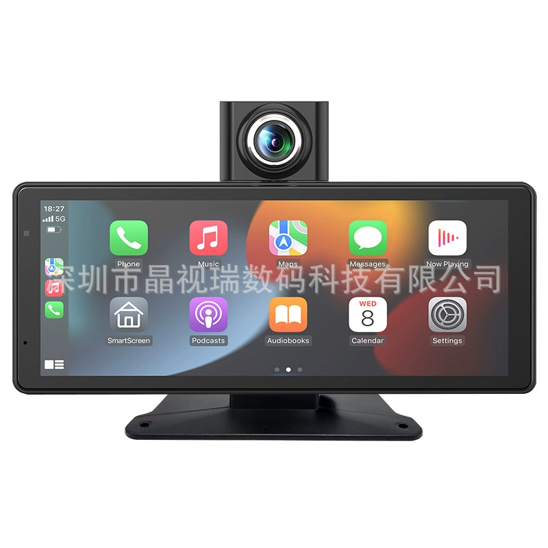 Трансграничный видеорегистратор 8.1inch с беспроводным CarPlay, портативный автомобильный монитор, автомобильный MP5-плеер, навигация высокой четкости