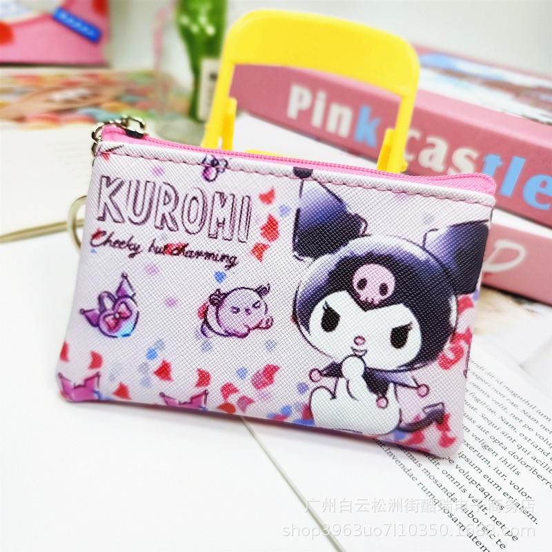 Bolso de la moneda de los niños de dibujos animados lindo niños y niñas monedero bolso de La Moneda bolso de la tarjeta de cremallera pequeña bolsa regalo del estudiante de la escuela primaria