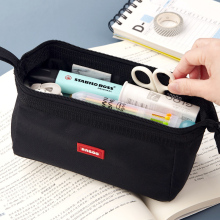 简约大容量笔袋2025新款日系高颜值学生伸缩开窗铅笔文具盒批发