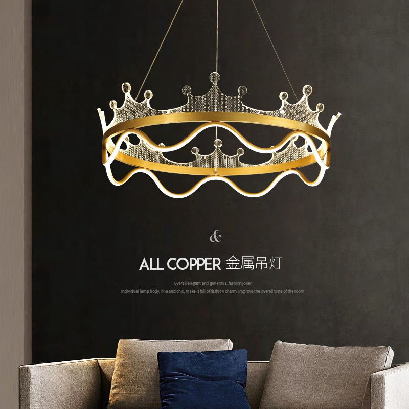 2021新款北欧客厅吊灯儿童网红轻奢简约现代led创意房间灯具支持