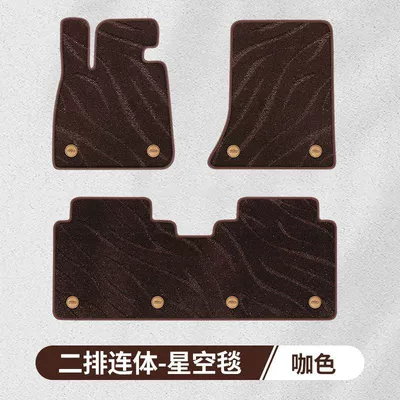 Foot Mat, Double-Layer Thickened Luxury – Modelə uyğun ayaqaltı - starry-sky-blanket-front-row-rear-row-conjoined