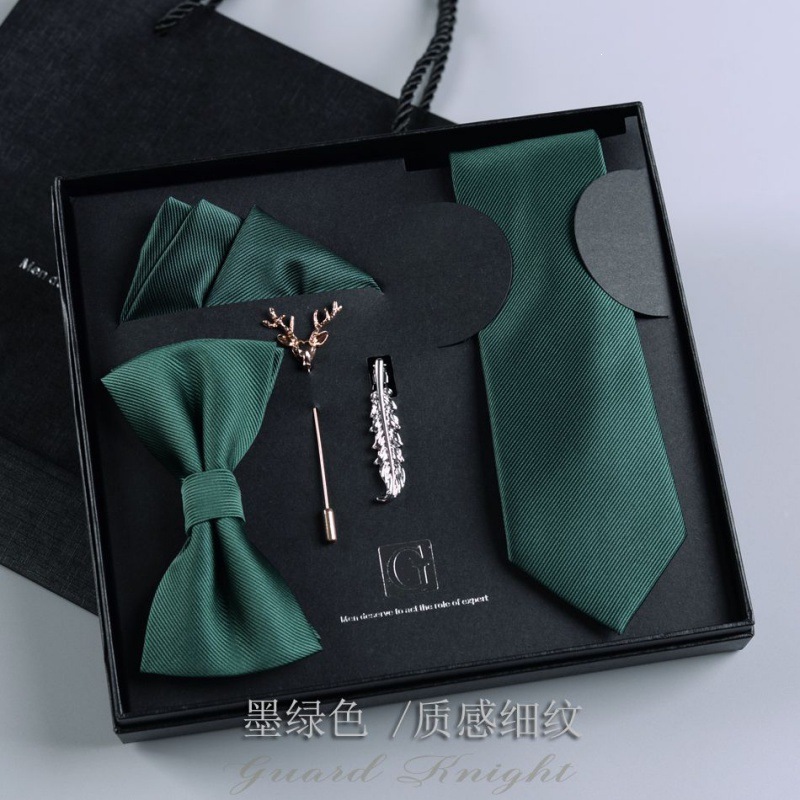 Caja de regalos de boda de novio formal europeo y americano corbata casual coreana para niños regalos de San Valentín sin golpear image 29