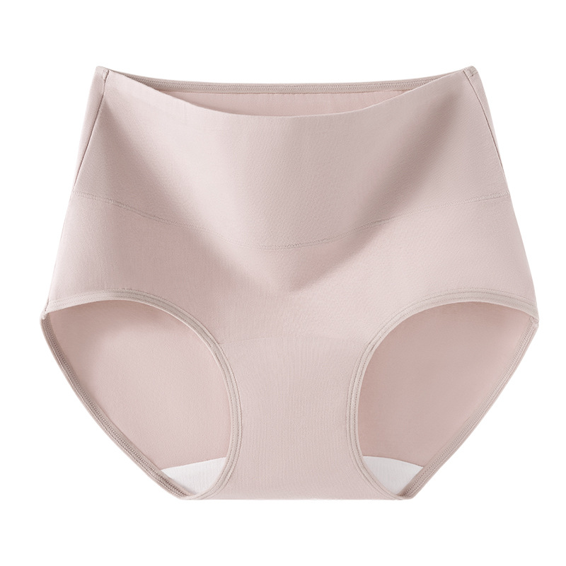 Bragas suaves transpirables de algodón de cintura alta entrepierna antibacteriana entrepierna de algodón entrepierna más larga pantalones de algodón de gran tamaño para mujer