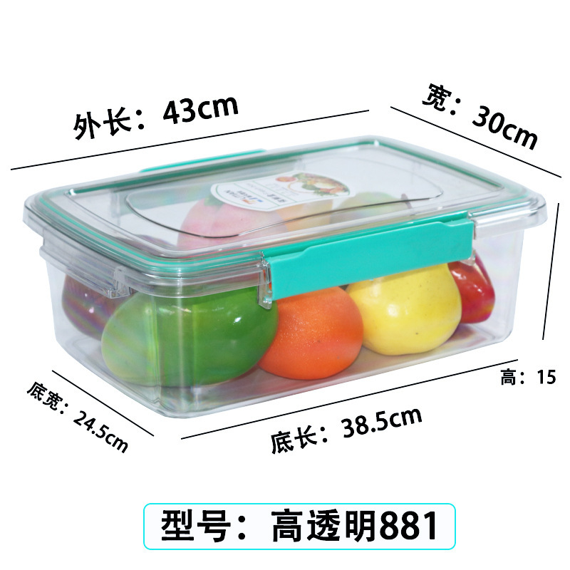 ネット赤キムチ箱蓋付き鶏爪専用容器食品級大容量強力冷凍密封保存箱|undefined