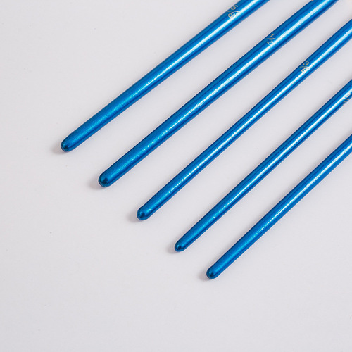 Cross-border pearlescent blue nylon brush pointed hook pen acrylic gouache watercolor painting brush painting set factory wholesale
