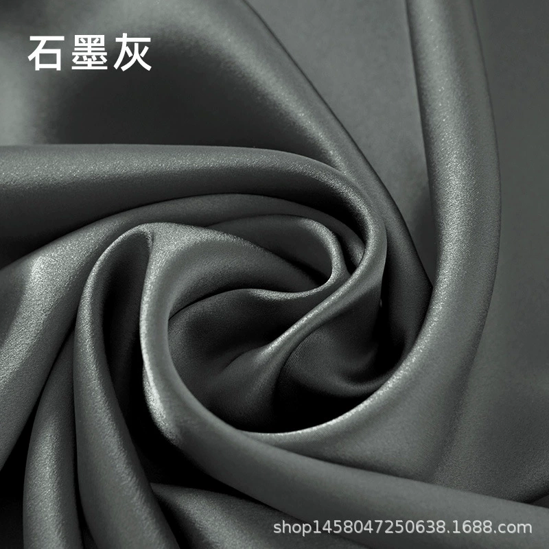 Silk fabric 100% mulberry satin, 114 cm width, 16 momme, plant‑dyed, wholesale multi‑color