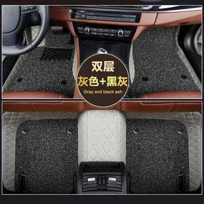 Cooper 10/11/12/13/14/15/16 foot pad Universal Foot Pad - gray-gray-and-black-silk-circle-double-layer-mobile-phone-pocket-message-car