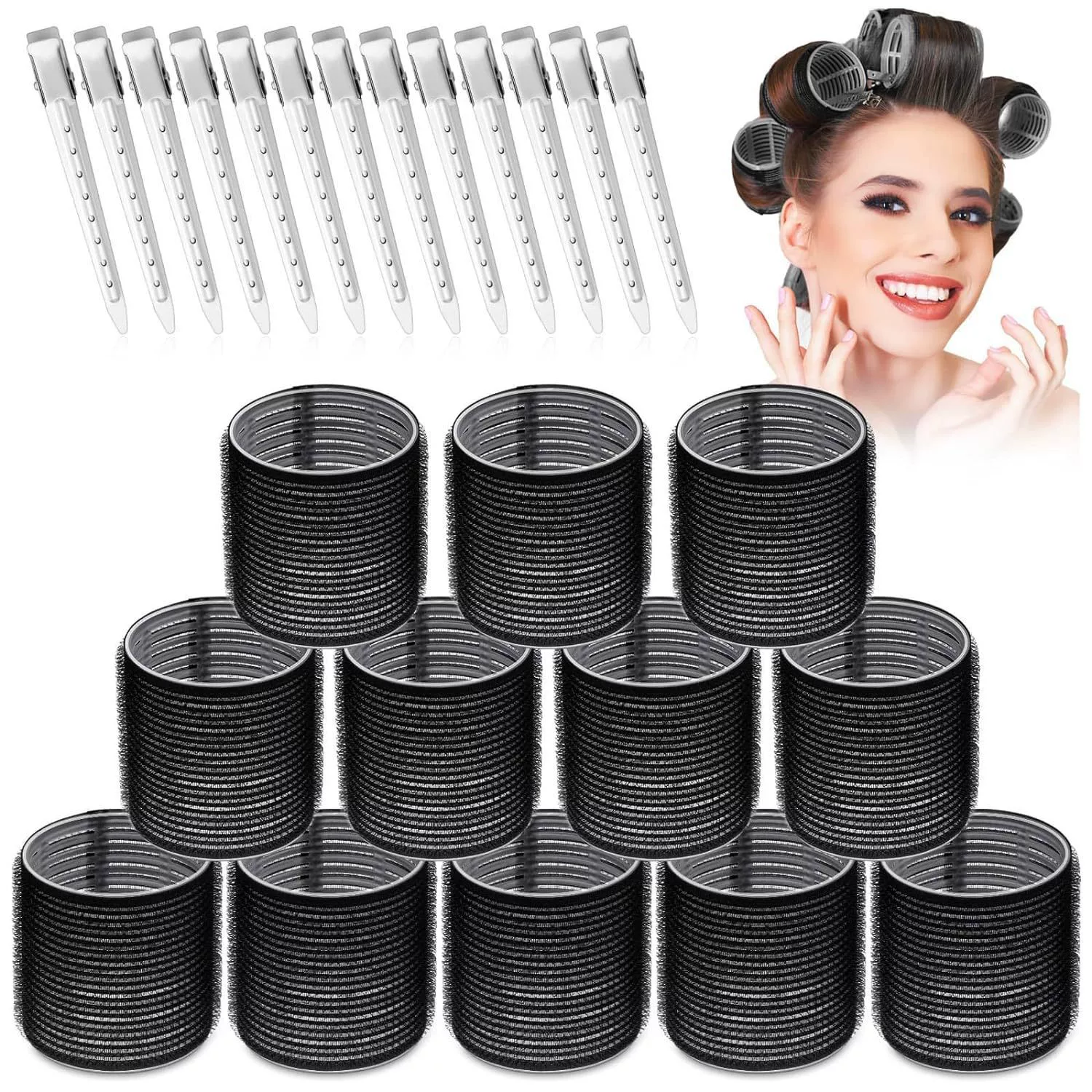 Curly self-adhesive bangs, Amazon