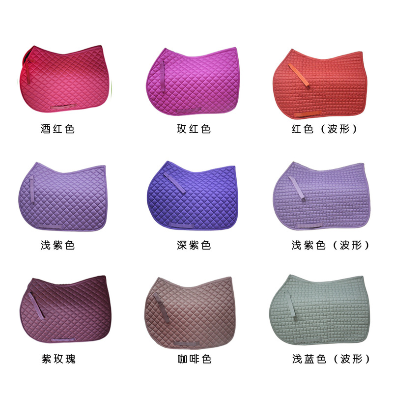 Factory Direct Sales Saddle Pad, Obstacle Saddle Pad, Multi-Color Optional Breathable Sweat-Absorbent Saddle Pad