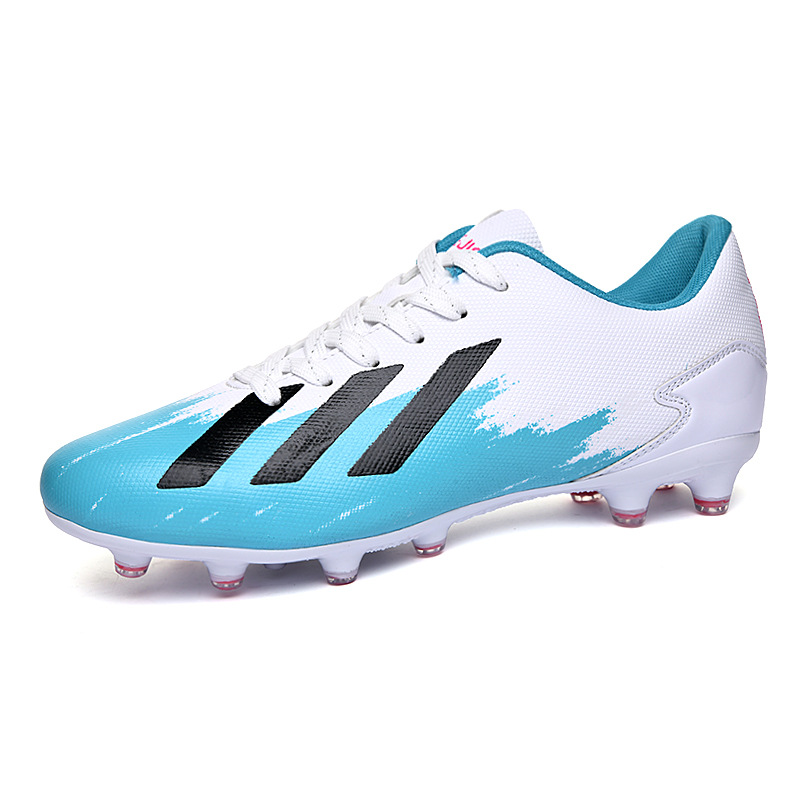2024 nuevos zapatos de fútbol transfronterizos para hombres y mujeres, zapatos de entrenamiento de entrenamiento de clavos juveniles, fábrica directa