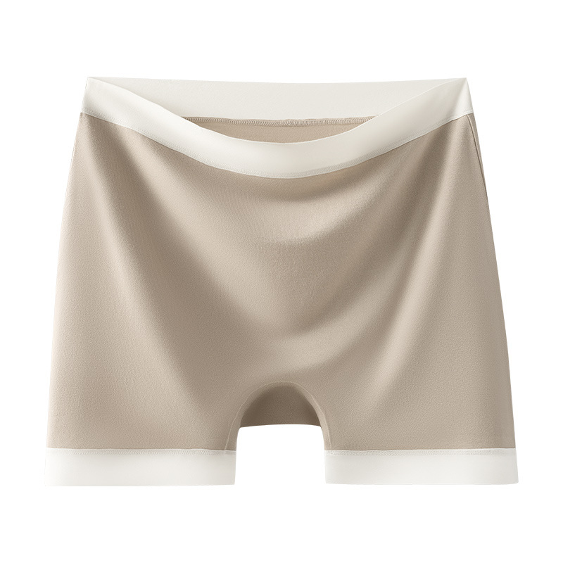 Bóxer Pantalones de seguridad de verano delgados antibacterianos de algodón puro para mujer Dos en uno Pantalones bóxer sin costuras para mujer de cuatro esquinas